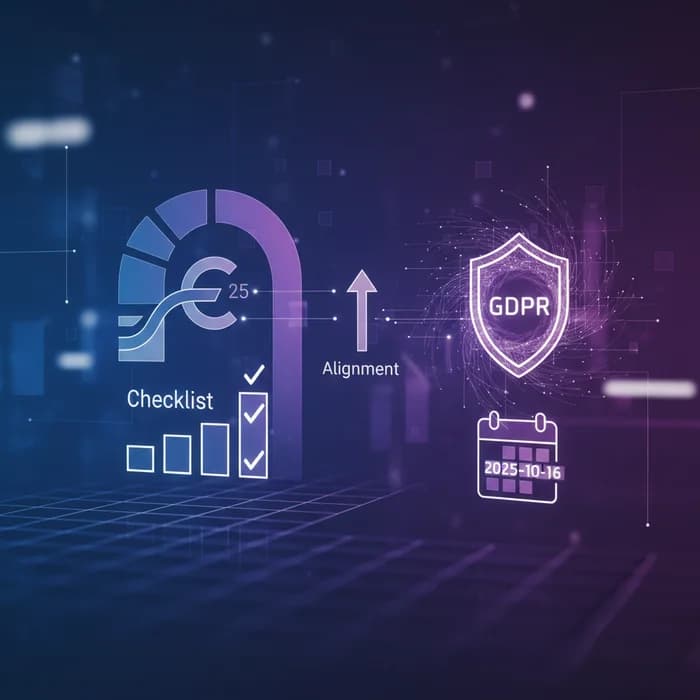 NIS2 Compliance 2025: EU Checklist, GDPR Alignment (2025-10-16)