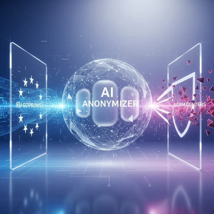 EU GDPR/NIS2: AI Anonymizer Strategies as US Targets Scam Centers