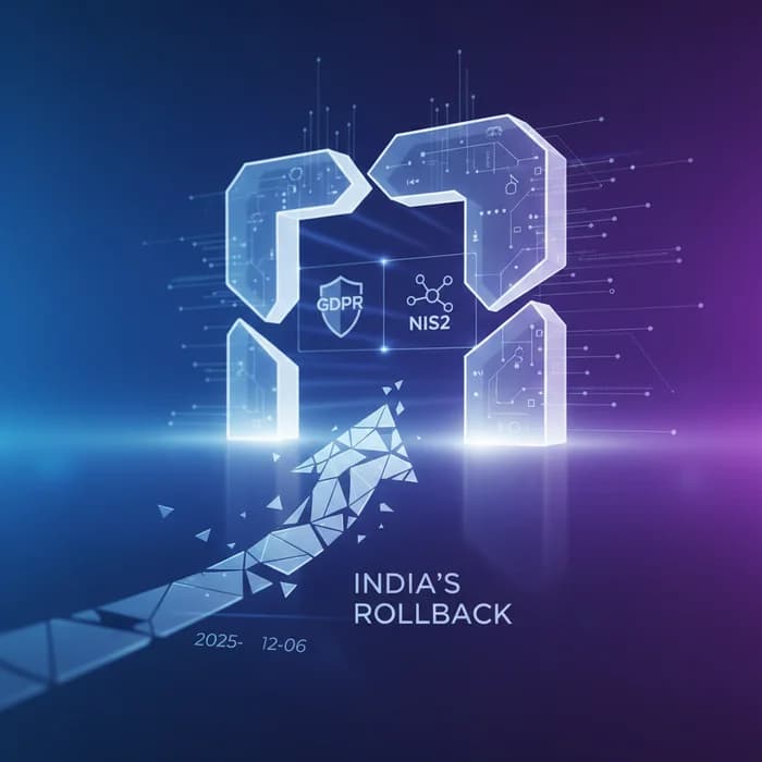 GDPR & NIS2 Secure Uploads after India's Rollback (2025-12-06)