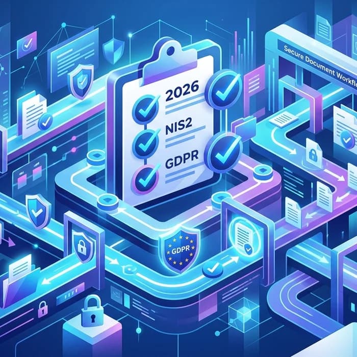 NIS2 Compliance Checklist 2026: GDPR-Ready Secure Document Workflows